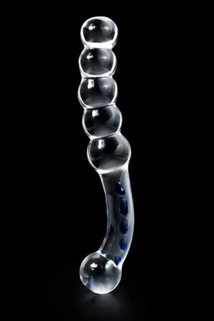 Crystal Glass Dildo Penis Anal Beads Butt Plug Masturbation Personal Massager G-Spot Stimulation Adult Sex Toy for Women