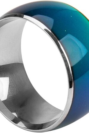 Cock Ring Sex Toys for Couples Penis Ring Stainless Steel Male Sex Toys Cock Rings Men Cock Rings Male Enhancing Ring (Colorful 24mm)
