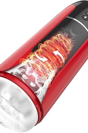 Adult Sex Toy Male Masturbators with Sucking & Vibrating Modes, 3D Realistic Textured Sleeve Male Stroker, Electric Pocket Pussy for Men Man Masturbation