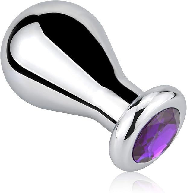 Big Anal Plug Bulb Shape Jewelry Butt Plug Trainer Set Anal Massager Sex Toy for Men Women (L)