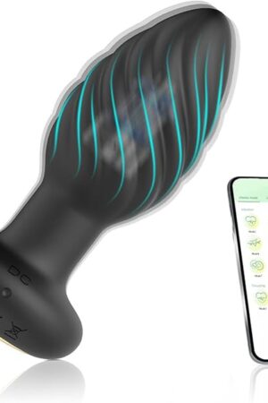 Bullet Thread Silicone Anal Plug Charging APP Remote Vibration Backyard Wearable Anal Plug Sex Toy