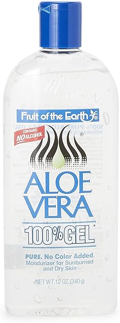 Fruit of the Earth Moisturer Gel, Aloe Vera, 12 Ounce