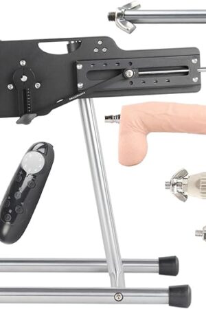 FREDORCH Remote Control Sex Machine, 360° Adjusted Solid Frame Love Machines, Use Dildo for Women Multi-Interface (120W 11KG Big Machine)