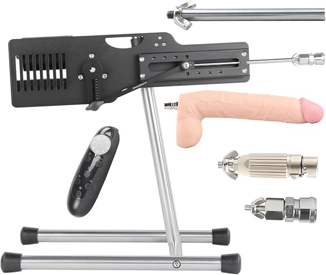FREDORCH Remote Control Sex Machine, 360° Adjusted Solid Frame Love Machines, Use Dildo for Women Multi-Interface (120W 11KG Big Machine)