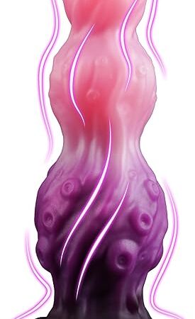 790in Monster Dildo Horse Dildo Knot Dildo, Fantasy Dildo Tentacle Dildo with Big Knots, Dragon Dildo Thick Dog Dildo for G-spot, Pink Knotted Dildo with Suction Cup, Sex Toys for Women Men Couples