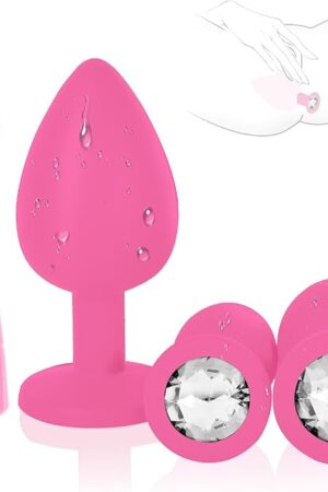 Couple 4pcs Plug Anales Trainer Set Silicone Portable Plug Butt for Women Trainer Kit Anales Adult Toys Relaxing Toys Tool for Men Women Sunglasses Z7
