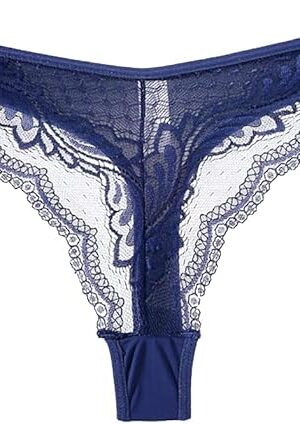 Women Sexy Lace Panties Low-Rise Temptation Thong Lingerie Female G String Transparent Underwear Soft Intimates