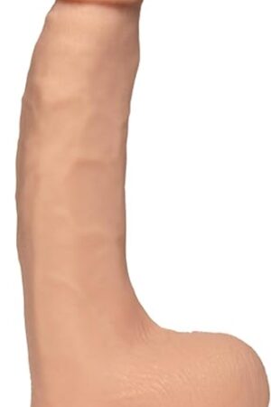 Doc Johnson Signature Series - Chad White - 8.5 Inch Realistic ULTRASKYN Dildo with Removable Vac-U-Lock Suction Cup - F-Machine & Harness Compatible - for Adults Only, Vanilla