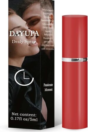 DAYUPA-Enhancers - Desensitizing Delay Spray for Men clinically Proven to Help You Last Longer in Bed - Prolonged Climax - Delay Sprayer -0.17FL OZ