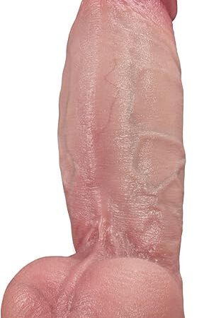 7 Inch Girth Huge Thick Dildo, Real Skin Dual Density Silicone Dildos with Strong Suction Cup for Hands-Free Play, G-spot Realistic Dildo Anal Sex Toys for Men and Women