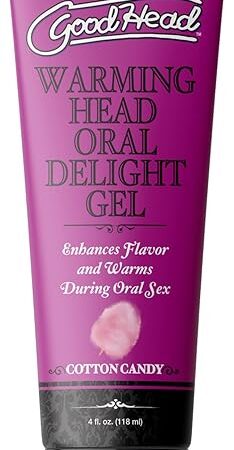 Doc Johnson GoodHead - Warming Oral Delight Gel - Cotton Candy - 4 fl oz (118 ml)