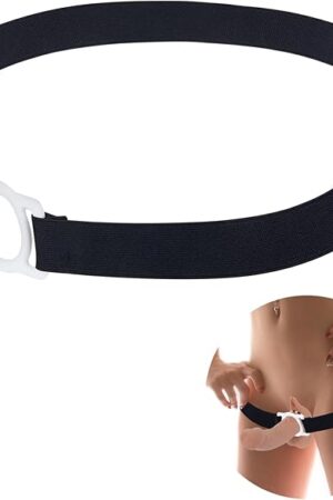 Elasticity Strap for All Size Strapless Dildo Vibrator, Velcro strap For Double-end Dildo, Plastic Ring for strap On Dildo, Adult Sex Toys for Female Women Lesbian(Without dildo)
