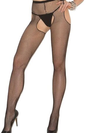 Women's Fishnet Suspender Pantyhose