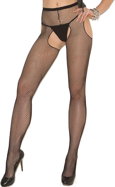 Women's Fishnet Suspender Pantyhose
