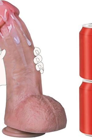 1141 inch Huge Dildo Thick Dildo, 283'' Diameter Big Anal Dildos Realistic Dildos Soft Silicone Strong Suction Cup Hands-Free Gay Sex Toys for Men Women