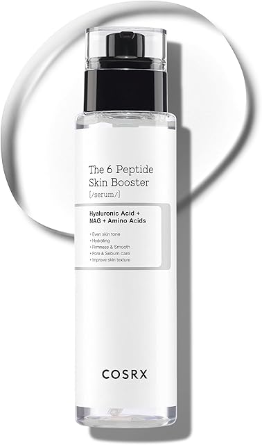 COSRX 6X Peptide Collagen Booster Toner Serum, Niacinamide & Hyaluronic Acid Facial Essence for All Skin Types, Korean Skin Care, Paraben Free, 150mL/507 FlOz