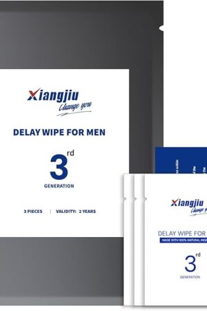 Delay Wipes for Men, Climax Control for him to Last Longer in Bed, 3 PCS, 3rd Generation