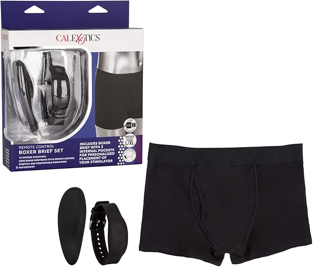 CalExotics Remote Control Boxer Brief Set - L/XL