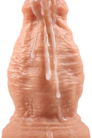 4.5'' Diameter Extra Thick Dildos, 10 inch Dual Density Silicone Uncut Gaint Dildo Huge Butt Plug Sex Toy for Anal Stretch, Realistic XXL Massive Dildo No Balls for Advanced Player P Spot Stimulation