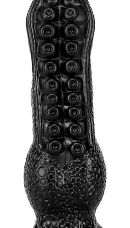 Anal Plug Monster Dildo,Tentacle Realistic Dildo Anal Dildo with Strong Suction Cup Huge Monster Liquid Silicone Anal Plug Prostate Massager for Hands-Free Play Adult Sex Toys for Men Women