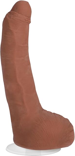 Doc Johnson Signature Series - Leo Vice - 75 Inch Realistic ULTRASKYN Dildo with Removable Vac-U-Lock Suction Cup - F-Machine & Harness Compatible - for Adults Only, Caramel