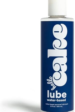 Hello Cake Water-Based Personal Lubricant - pH-Balancing Lube - Non-Sticky, & Long-Lasting Glide for Men, Women, and Couples, 8 fl oz