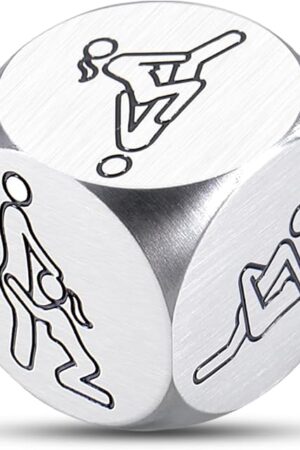 Boo Basket Stuffers for Him 10th Anniversary Tin Gifts for Boyfriend Adult Sex Dice Games Bedroom Games for Couples Dirty Santa Gifts Stocking Stuffers for Women Men Adult Gag Gift for Men Women