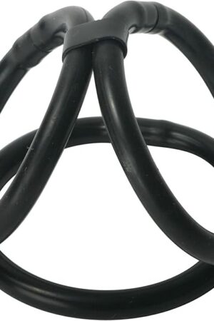 Easy Release Tri Cock and Ball Ring, Black (VF888)