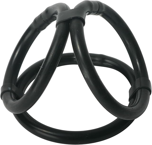 Easy Release Tri Cock and Ball Ring, Black (VF888)