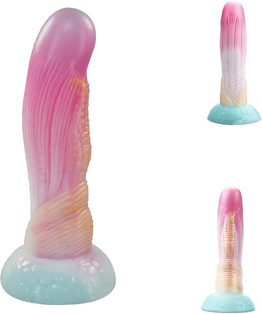 Fantasy Dildo Monster Dong with Strong Suction Cup for Hands-Free Play Thick Dildos 87" Long Soft Silicone Flexible Dildos for Vagina Anal Pleasure Sex Toy for Women Men Couples