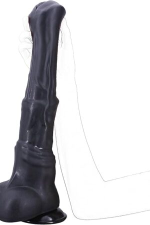 Horse Dildo,15 inch Black Realistic Dildos Huge Thick Dildo Anal Sex Toy with Suction Cup for Men Women Gay Couple