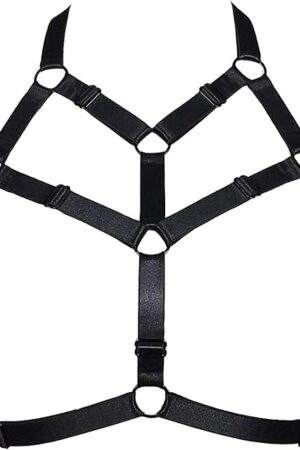 Women Harness Caged Bra Sexy Body Harness Cupless Bra Elastic Lingerie Punk Gothic Style Strappy Bralette