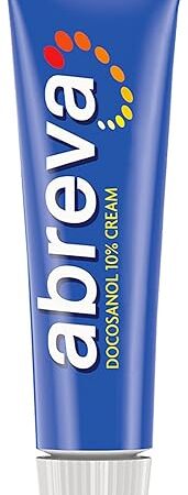 Abreva Docosanol 10% Cream Tube, FDA Approved Treatment for Cold Sore/Fever Blister, 2 grams