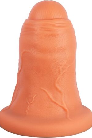 35" to 51?Diameter Extra Wide Huge Dildo,925 Inch Silicone Short Giant Uncut Foreskin Dildo with Suction Cup,XXXL Big Fat Butt Plug for Deep Anal Stretch & P-Spot Stimulation