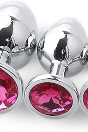 Anal Plug Toys Butt Plug Trainer Kit Waterproof Stainless Steel Expanding Sex Toys for Men Women Couples