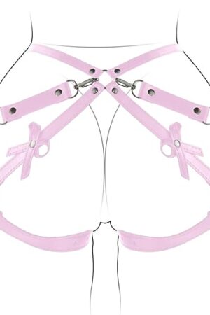 Bondage Sex Harness, BDSM Sex Restraints Kit, Bondage Straps with Wrist Cuffs Waist Thigh Cuffs, Sex Toys for Women Couple