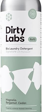 Dirty Labs | Signature Scent Bio-Liquid Laundry Detergent 80 Loads (216 fl oz) Hyper-Concentrated High Efficiency & Standard Machine Washing Nontoxic, Biodegradable Stain Odor Removal