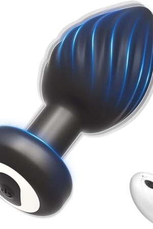 FST Anal Plug Adult Vibrator Sex Toys, 10 Powerful Vibration Modes Remote Control Silicone Small Vibrating Butt Plug Rechargeable Prostate Massager G-Spot Vibrator Anal Toy for Men Women
