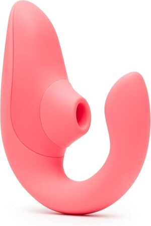 Womanizer Blend Mini Vibrator for Women | G Spot & Clitoral Stimulator Vibrating Dildo | Silicone Rabbit Vibrator Clit Sucker Adult Sex Toy for Women & Couples | Rechargeable Personal Massager | Rose