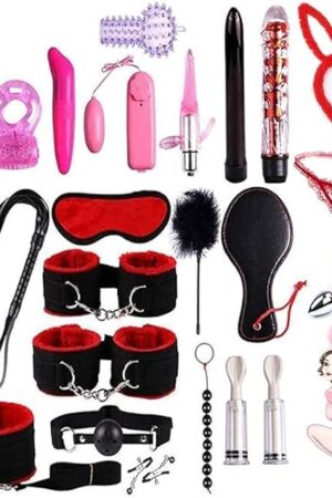 27Pcs Sex Bondage BDSM Leather Bondage Restraint Rope KitsSex Toys Sex Cuff Tied Down Arm and Leg Chain with Handcuff Bondage Adult Kit Sex Chains with Cuffs Restraints Sex Set Women's Sweater J0y9