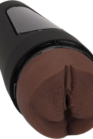 Doc Johnson EWH Doc Johnson Main Squeeze - Jenna Foxx - Discreet Premium Stroker - Male Masturbator, Vagina, Chocolate
