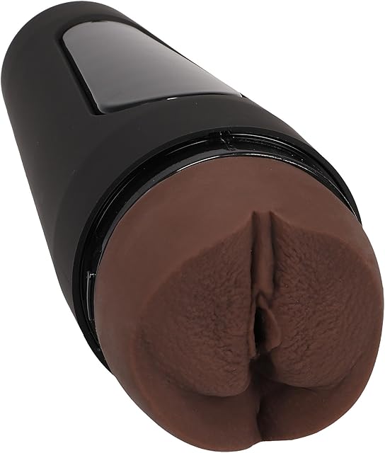 Doc Johnson EWH Doc Johnson Main Squeeze - Jenna Foxx - Discreet Premium Stroker - Male Masturbator, Vagina, Chocolate