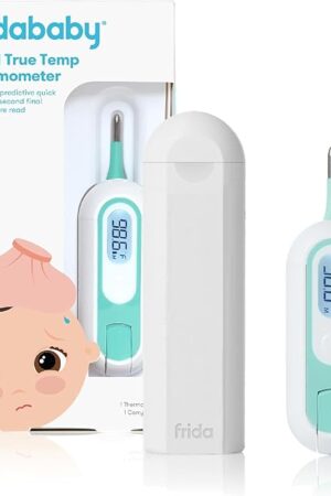 Frida Baby 3-in-1 Rectal, Underarm & Oral Thermometer for Kids, Digital Baby Thermometer for Infants, Toddlers, & Kids, FSA/HSA Eligible