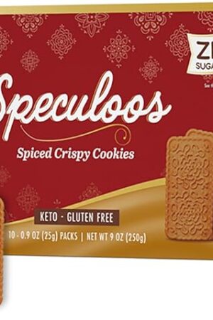 ChocZero Speculoos Cookies, Gluten Free, No Added Sugar, Spiced Windmill Keto Cookie, 30 Cookies Per Box, 9 Ounce (Pack of 1)