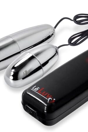 LeLuv Vibrator Large and Small Silver Bullets Multi-Speed Massager Eggs