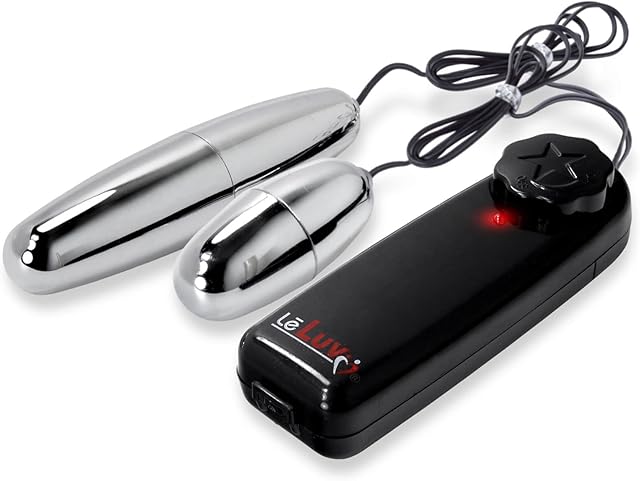 LeLuv Vibrator Large and Small Silver Bullets Multi-Speed Massager Eggs