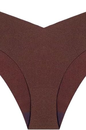 Women's Seamless Panties Sexy Lingerie V-Waist Female G Strings Thongs Underpant Brazilian Panties