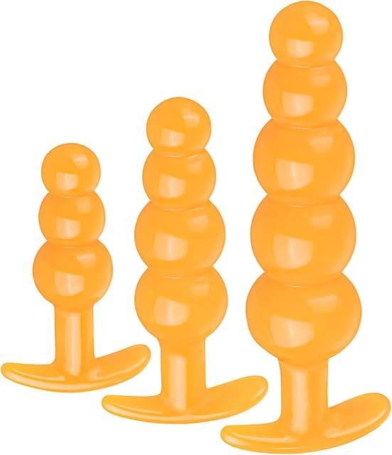 Anal Plug Beginner Set 3 PCS Butt Adult Sex Toy Anal Training Kit G Spot Women and Men Couple Hard
