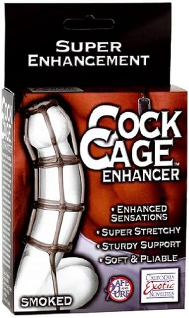 California Exotic Novelties Cock Cage Enhancer, Smoked, 3 Pound