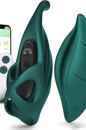 2 in 1 App Remote Control Vibrator Wearable Butterfly Panty & Finger Set - Clitoral and G-Spot Stimulator Vibrators with 9 Power Vibrating Modes Sex Toys for Women or Couples